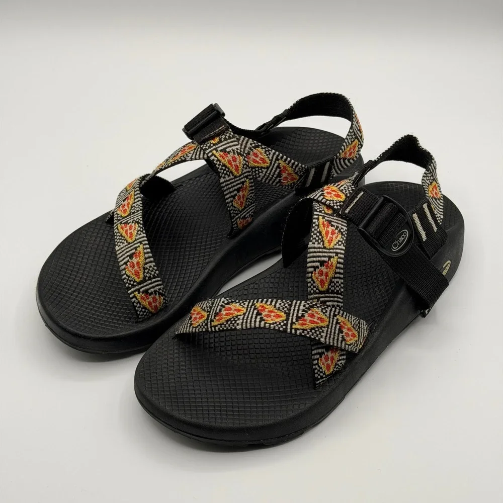 Chaco Z1 Classic Pizza Sandals Mens 11 Black Strappy Sport J106321